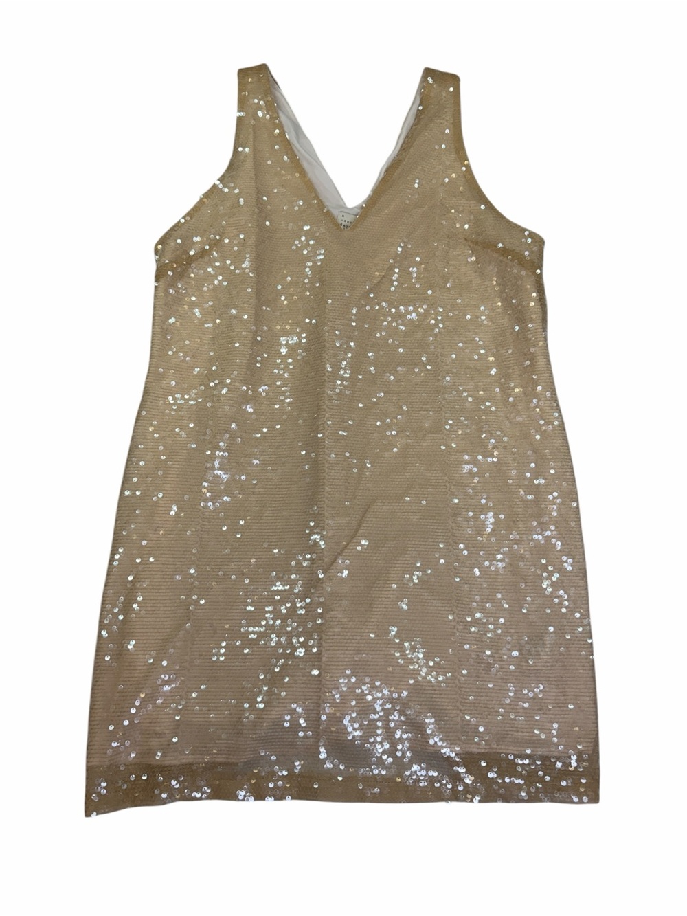 a new day Champagne Sequin Mini Dress